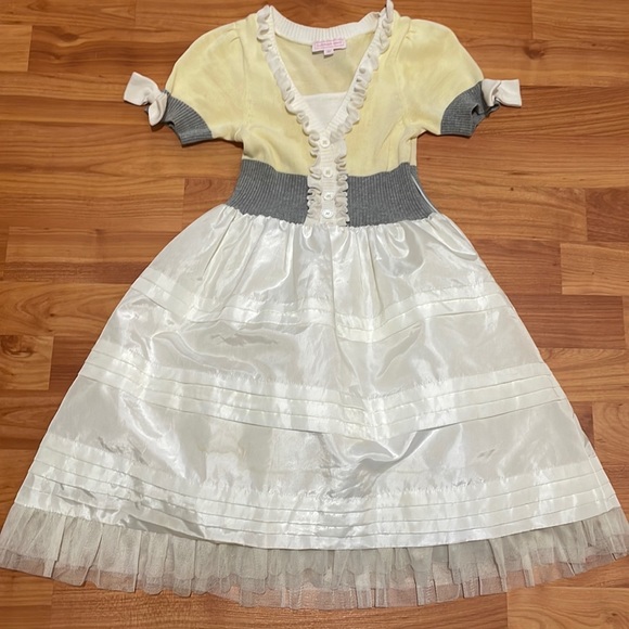Nicholas and bears luxurious girls dress 4T - Picture 1 of 7